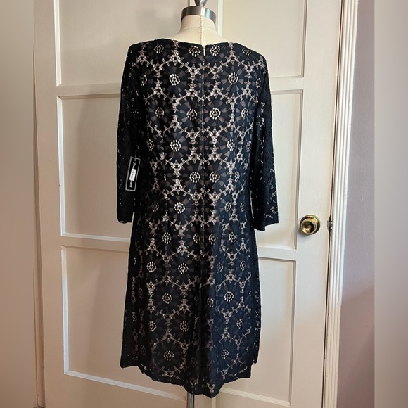 NWT•retro lace shift dress•jessica Howard•sz 16 - Picture 3 of 12